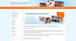 Desktop Screenshot of deballonnenwinkel.nl